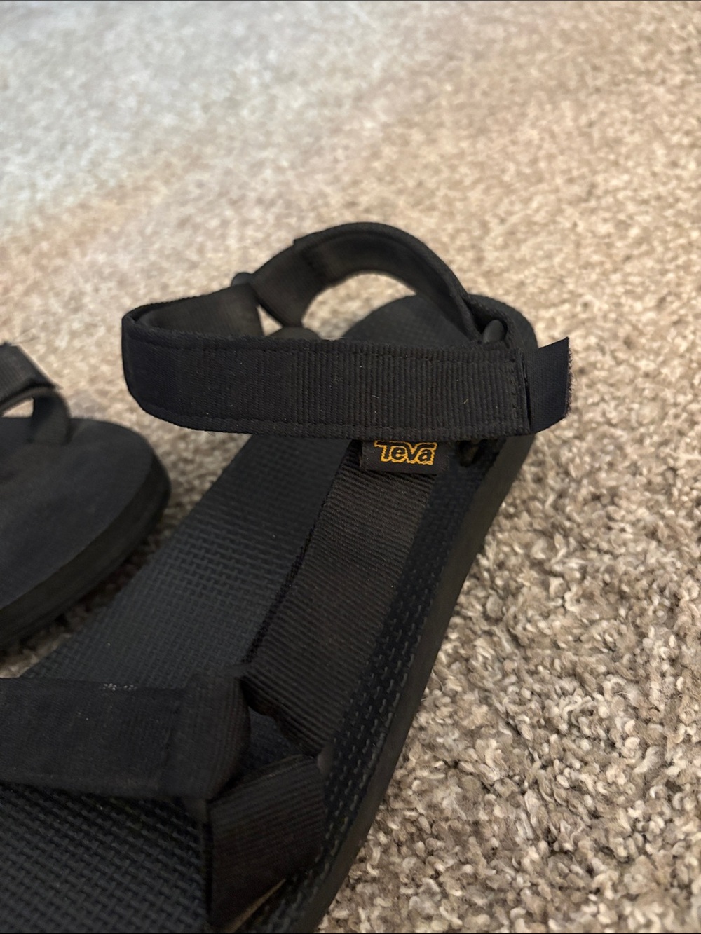 Teva Black Sport Webbing Sandals - Picture 2 of 5